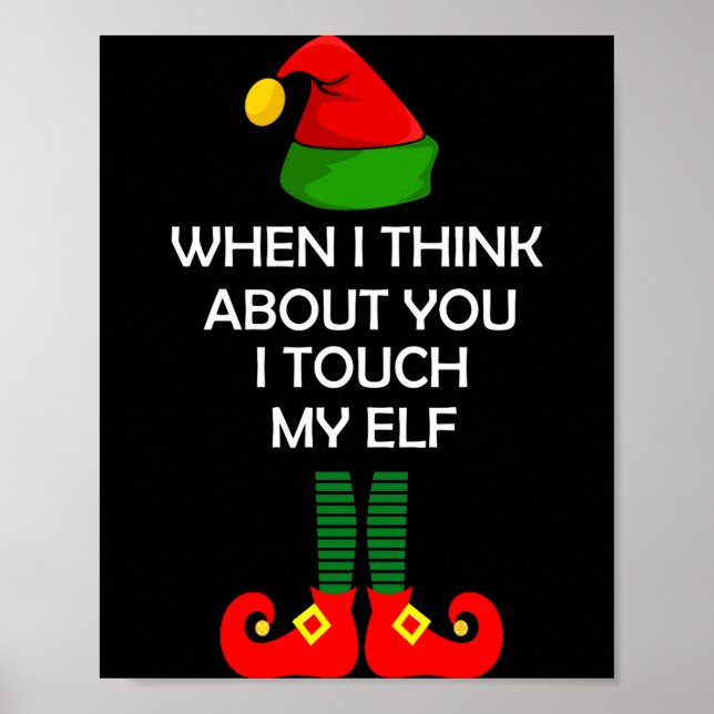 Inappropriate Christmas Shirt Funny Xmas  Poster (Framsidan)