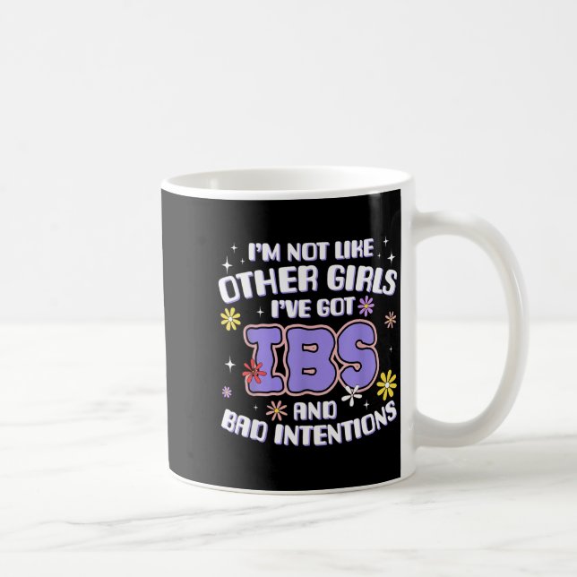 Inappropriate Funny Ibs Meme Embarring Adult Humor Kaffemugg (Höger)