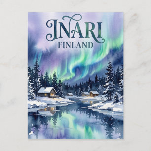 Inari Finlanden Vykort