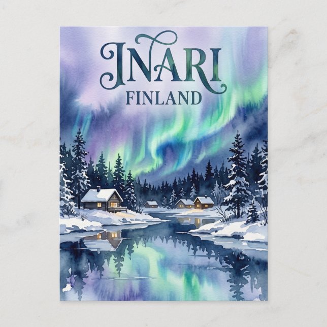 Inari Finlanden Vykort (Framsida)