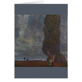 Inåt Thunderstorm Gustav Klimt Hälsningskort