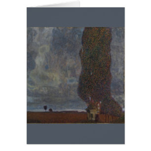 Inåt Thunderstorm Gustav Klimt Hälsningskort