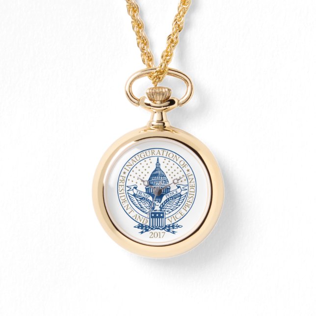 Inauguration Donald Trump Mike Pence 2017 Logotyp  Armbandsur (Framsida)