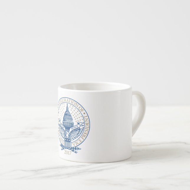 Inauguration Donald Trump Mike Pence 2017 Logotyp  Espressomugg (Framsida höger)