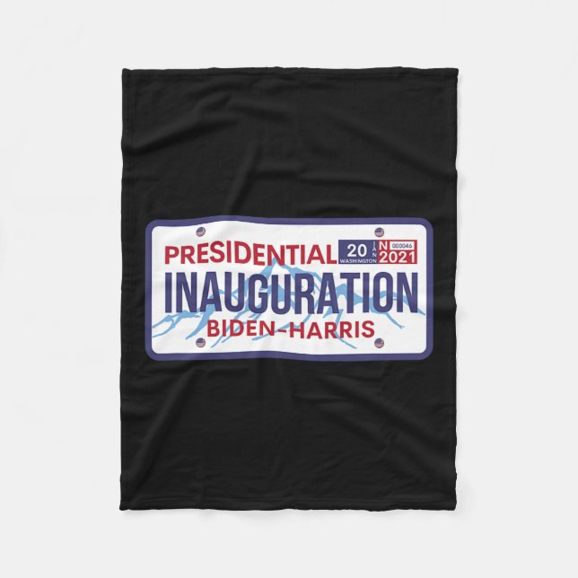 Inauguration Joe Biden President Kamala Harris Fleecefilt (Framsidan)