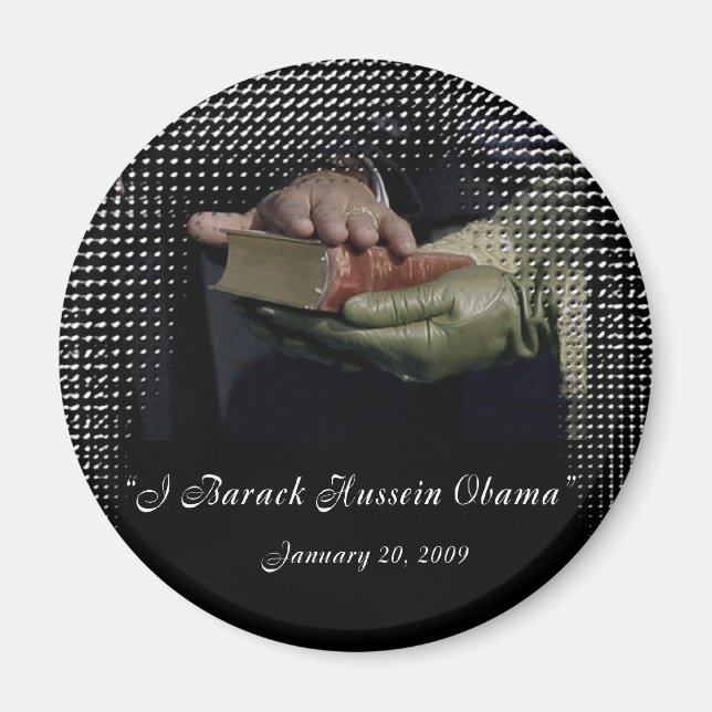 INAUGURATIONSDAG: BARACK HUSSEIN OBAMA MAGNET (Framsidan)