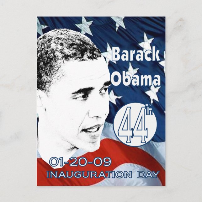 Inaugurationsdagen Vykort (Framsida)