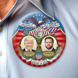 Inaugurationsseger - Donald Trump JD Vance Knapp