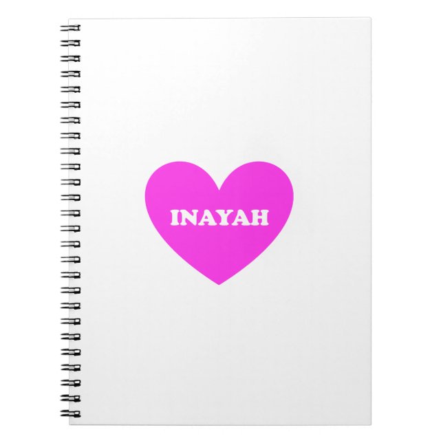 Inayah Anteckningsbok (Framsidan)