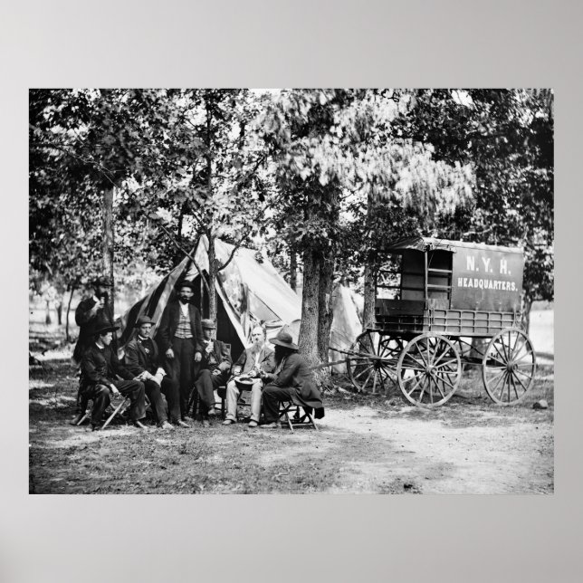 Inbäddad journalistik, 1863 poster (Framsidan)