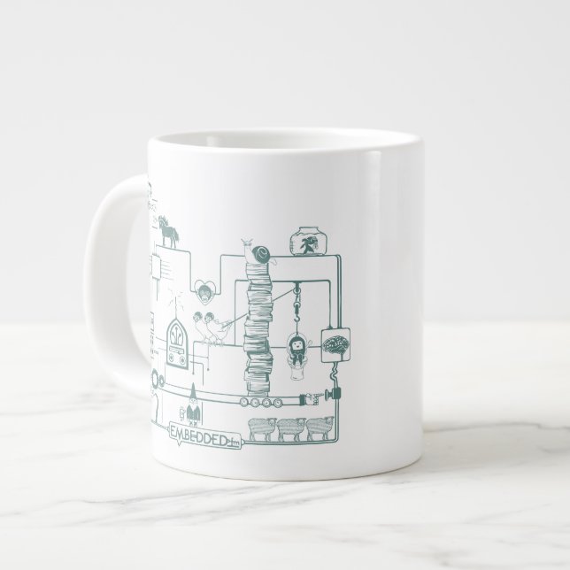 Inbäddade titlar Borta Awry Mugg Jumbo Mugg (Framsida vänster)