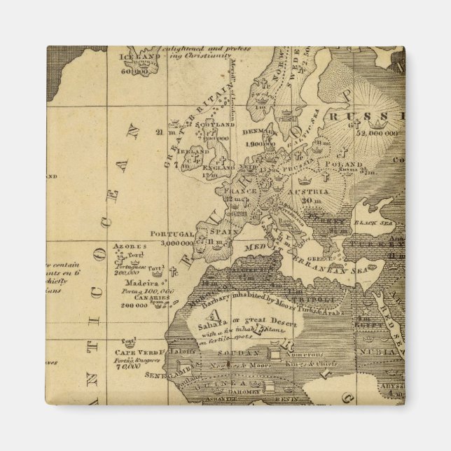 Inbebodda världen magnet (Framsidan)