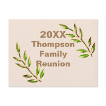 Inbillad kungörelse om familjeåterförening Inbjuda