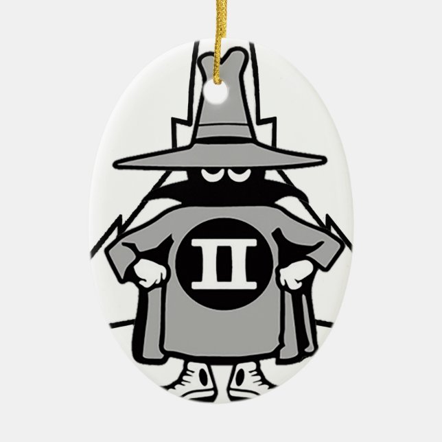 Inbillad spöke F-4 Julgransprydnad Keramik (Framsidan)