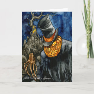 Inbillat jackhälsningkort kort