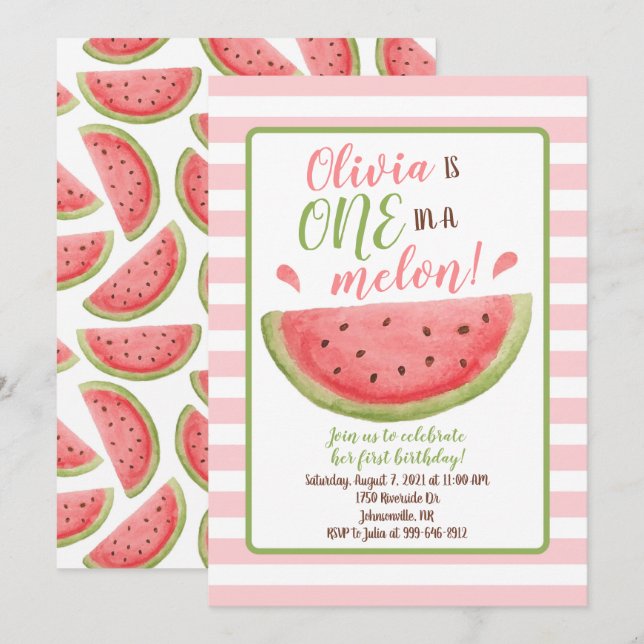 Inbjudan (Fram/baksida)