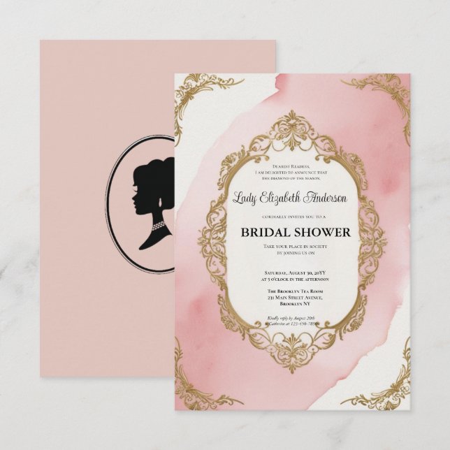 Inbjudan (Fram/baksida)