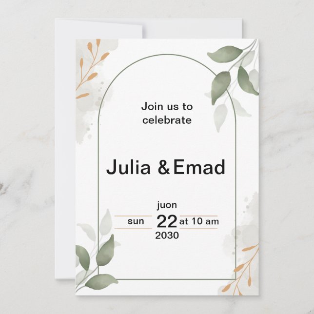 Inbjudan  (Framsida)