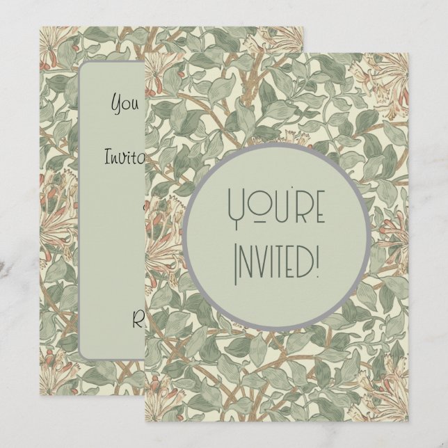 Inbjudan (Fram/baksida)