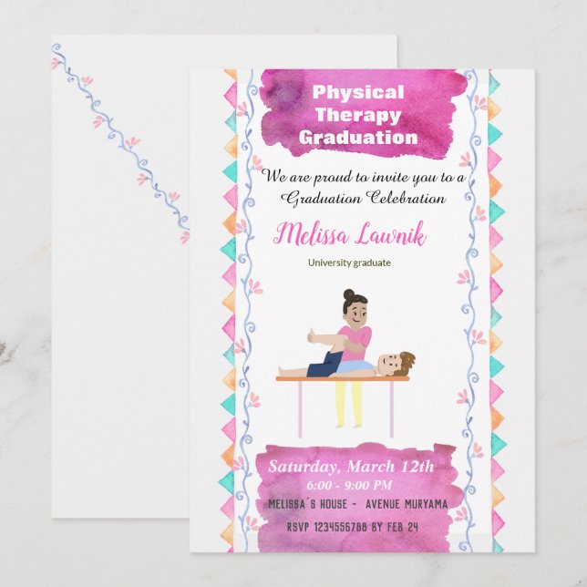 Inbjudan (Fram/baksida)