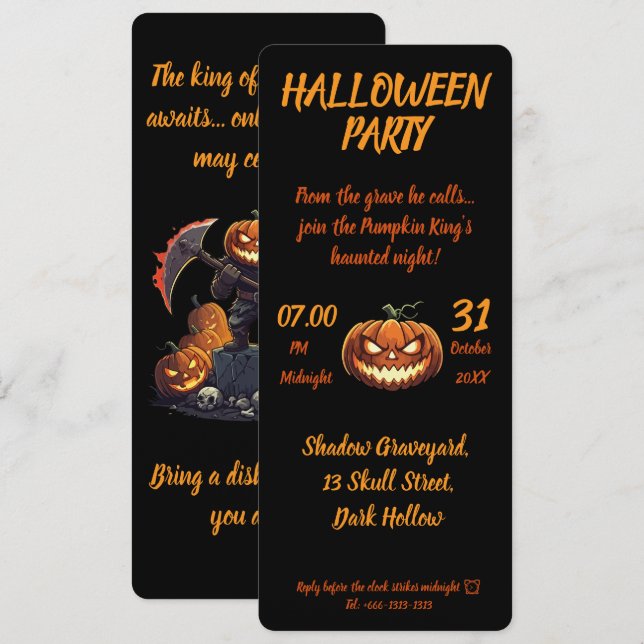 Inbjudan (Fram/baksida)