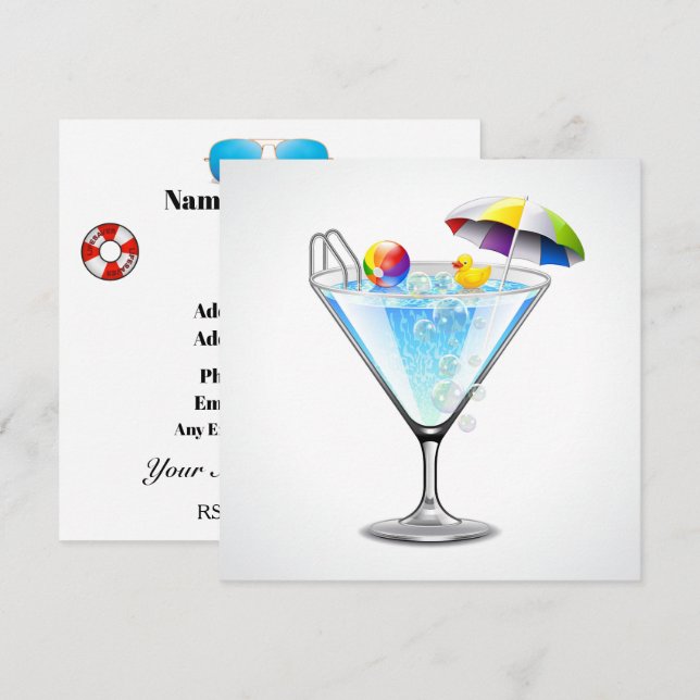 Inbjudan (Fram/baksida)