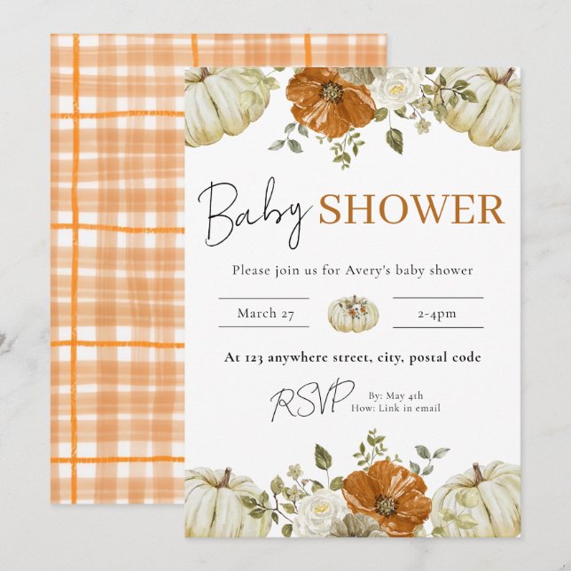 Inbjudan (Fram/baksida)