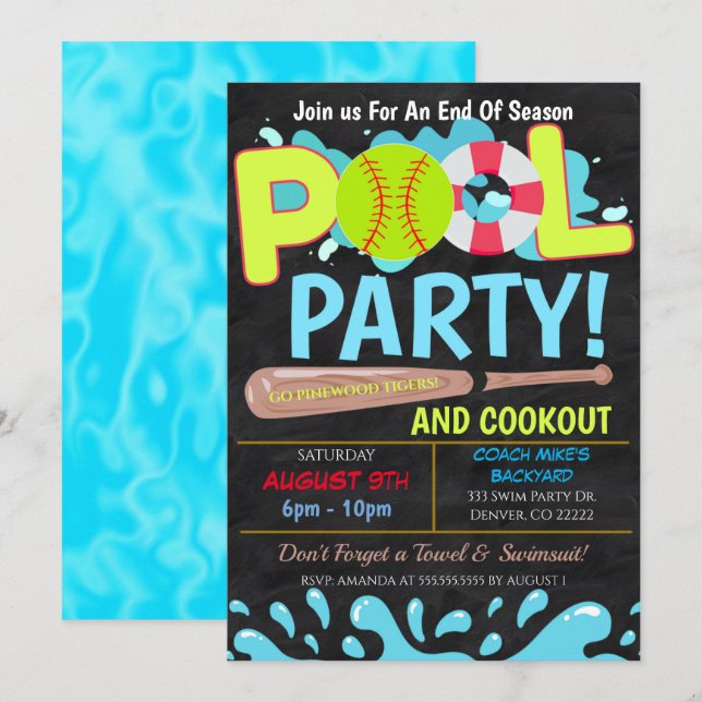 Inbjudan (Fram/baksida)