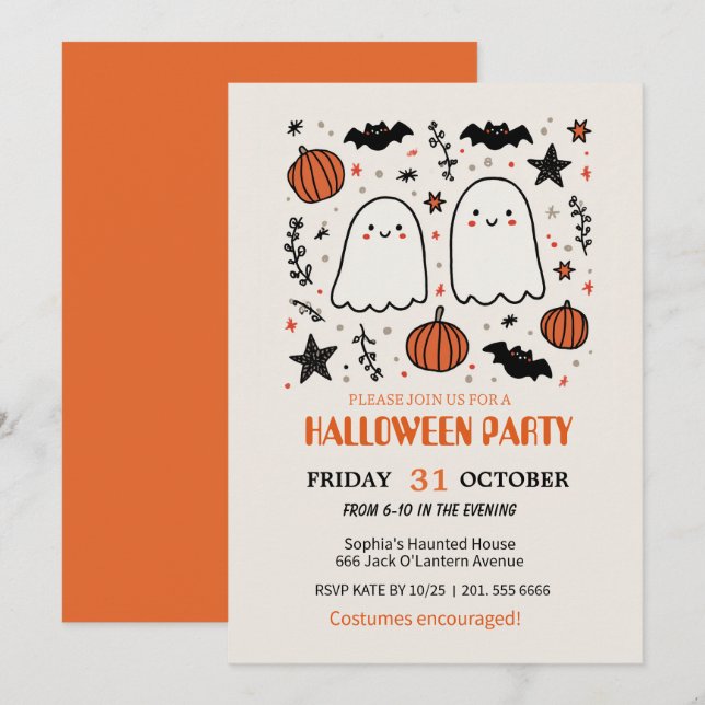 Inbjudan (Fram/baksida)