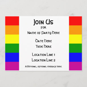 Inbjudan #1 för LGBT-prideparty