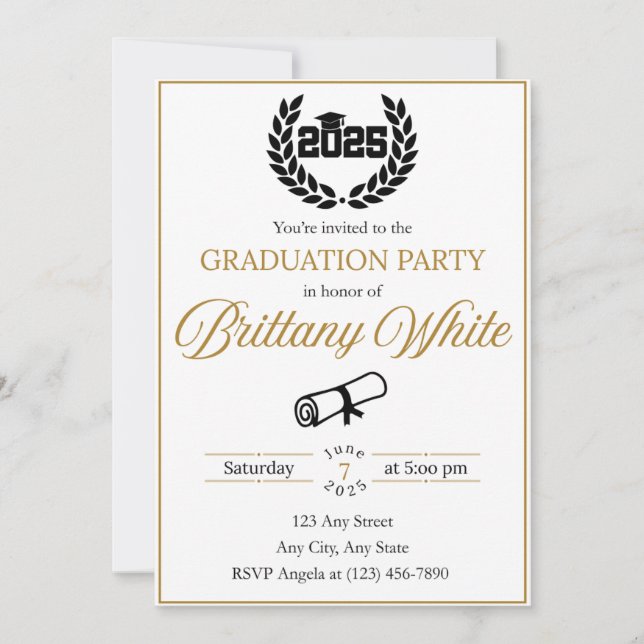 Inbjudan 2025 till Studenten (Framsida)