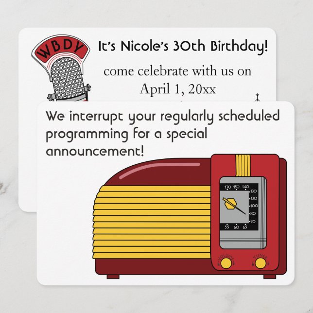 Inbjudan/annonskort för konstverk inbjudningar (Fram/baksida)