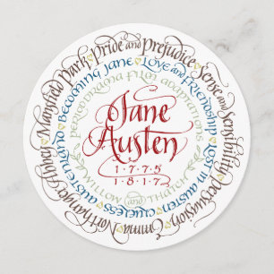 Inbjudan - anpassningar för Jane Austen