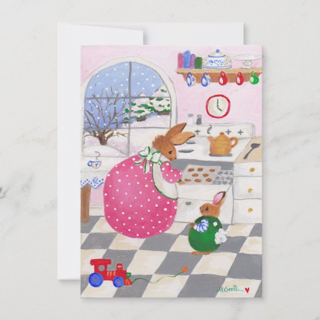 inbjudan att baka cookies (Framsida)