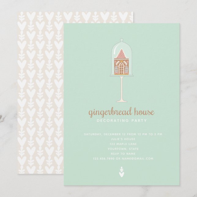 Inbjudan att dekorera grupp för spelrum (Fram/baksida)