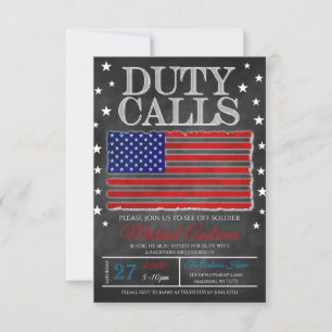 Inbjudan att distribuera Duty Call-anrop