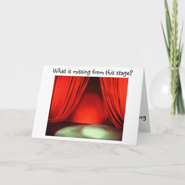 Inbjudan att erfara den ungeBackporch produktionen (Framsida)