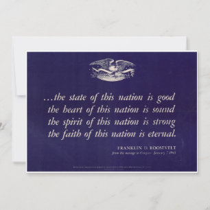 Inbjudan att Poster WWII Patriotic