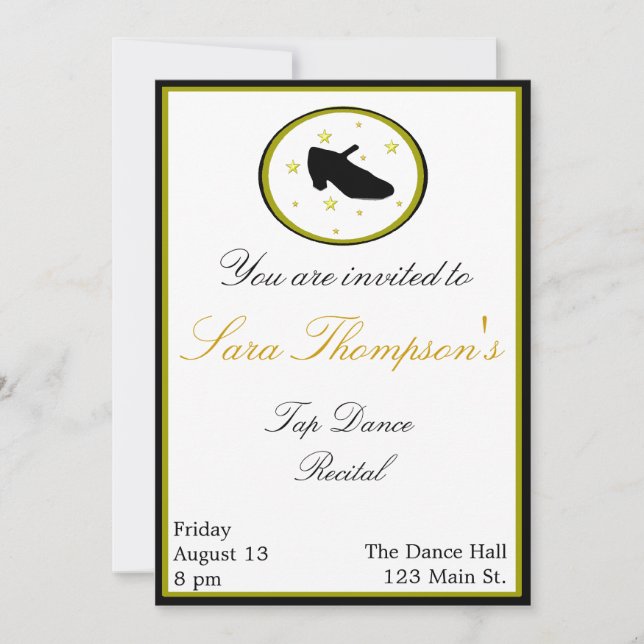 Inbjudan att ringa dansskäl (Framsida)