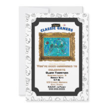 Inbjudan att spela Coolor på födelsedagen - klassi