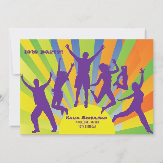 Inbjudan att Tonåring högenergi (Framsida)