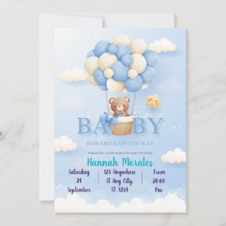 Inbjudan baby shower