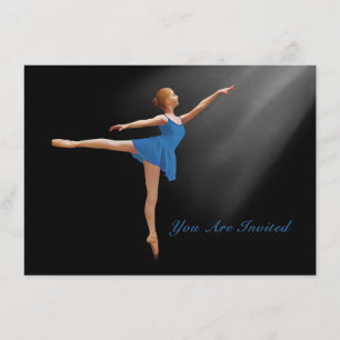 Inbjudan, Ballerina i Arabeque, Anpassadet Inbjudningar