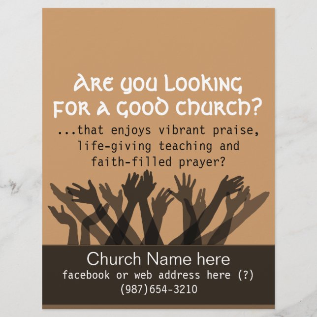 Inbjudan.Bible.Healing.Prayer.Church Reklamblad (Framsidan)