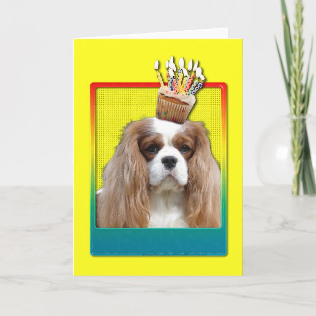 Inbjudan Cupkaka - Cavalier - Blenheim (Framsida)