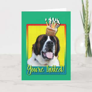 Inbjudan Cupkaka - St Bernard - Mae