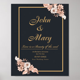 Inbjudan de la fête de studenten simple et mod poster