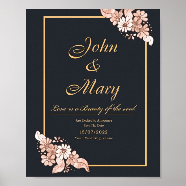 Inbjudan de la fête de studenten simple et mod poster (Framsidan)