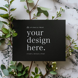 Inbjudan Din design uppladdning 13" x 18"