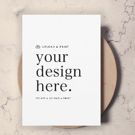 Inbjudan Din design uppladdning 13" x 18"